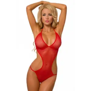 D Lingerie Kırmızı Tül Fantazi Babydoll DM1122