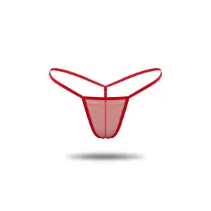 D Lingerie Kırmızı Tül Tanga DM1115