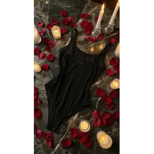 Noire Queen Transparan Bodysuit DM1301