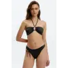 Siyah Saten Straplez Kadın Bikini Takım- DM1641