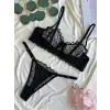 Noire Dantel Transparan Bralet Sütyen Takım DM1369