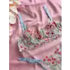 Jardin Bleu Dantel Transparan Bralet Sütyen Takımı DM1359
