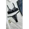 Infini Noir Dantel Transparan Bralet Sütyen Takımı DM1364