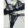 Noire Dantel Transparan Bralet Sütyen Takımı DM1382