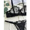 Noire Dantel Transparan Bralet Sütyen Takımı DM1382