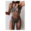 Noire Cascade Royale Zincir Harness Seti DM389