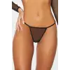 D Lingerie Siyah File String DM1175