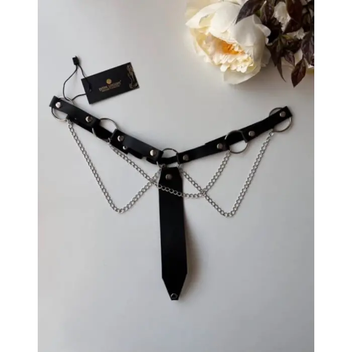 Noire Chaîne Sensuelle Kalça Harnessi DM162