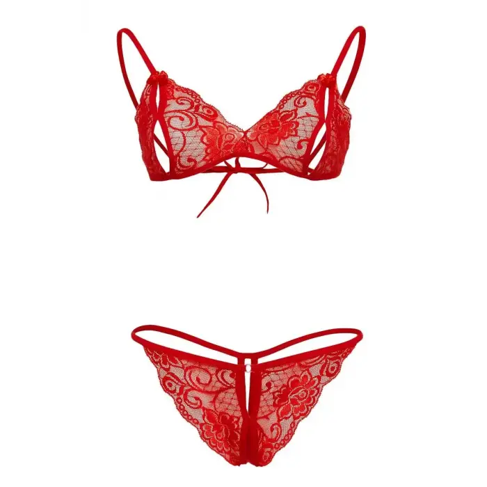 Rouge Venom Lace Micro G-String Sütyen Takımı DM2048