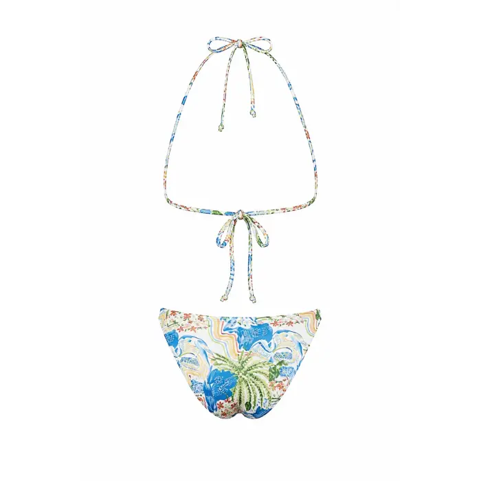 Ecru Tropical Üçgen Bikini Takımı- DM11025