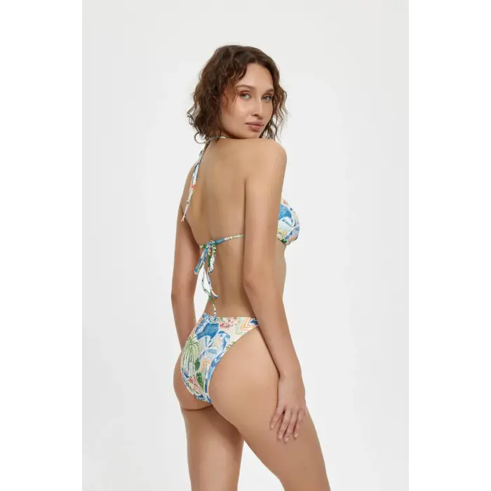 Ecru Tropical Üçgen Bikini Takımı- DM11025