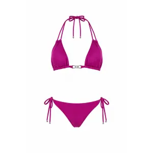 Fuchsia Üçgen Bikini Takımı- DM1804