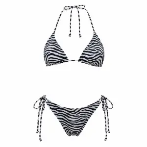 İmprimé Zèbre Üçgen Bikini Takımı- DM1966
