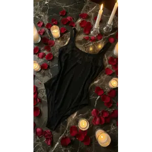 Noire Queen Transparan Bodysuit DM1301