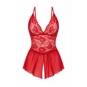 Rouge Seduite Lace Dantelli Babydoll Gecelik DM1246