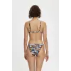 İndigo Sabit Üçgen Bikini Takımı DM11074