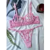 Roses À Cœurs Dantel Transparan Bralet Sütyen Takımı DM1361
