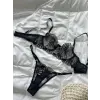 Fleur Noire Dantel Transparan Bralet Sütyen Takımı DM1373