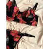 Fleur Écarlate Dantel Transparan Bralet Sütyen Takımı DM1372