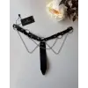 Noire Chaîne Sensuelle Kalça Harnessi DM162