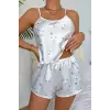 Blanche Luna Satin Short Gecelik Takım DM1327