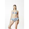 İmprimé Blanc Üçgen Bikini Takımı- DM1984