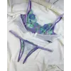 Jardin Lavande Dantel Transparan Bralet Sütyen Takımı DM1375