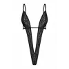 Noire Transparan Deep V Bodysuit DM8130