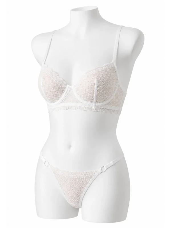 Blanche Elegance Dantel String Sütyen Takımı DM1426