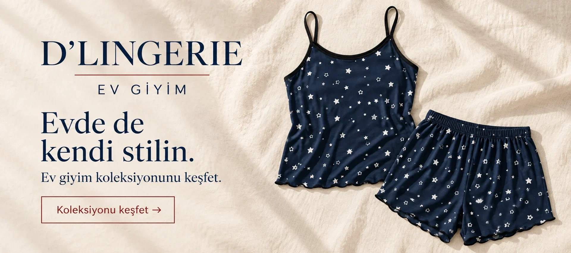 Evde de kendi stilin.