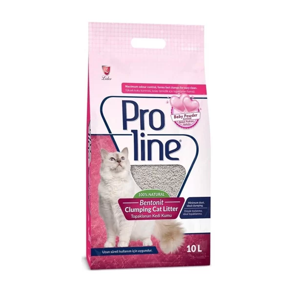 Doğal Topaklanan Baby Powder Kokulu Kedi Kumu 10 Lt