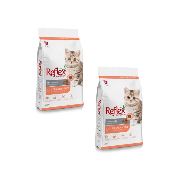 Kitten Tavuklu Pirinçli Yavru Kedi Maması 2 Kg X 2 Adet