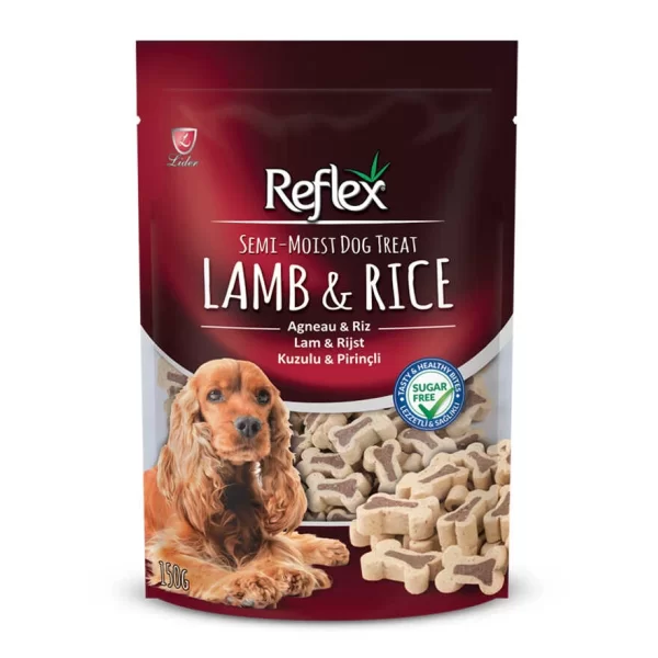 Reflex Kuzulu ve Pirinçli Köpek Ödül Maması 150gr