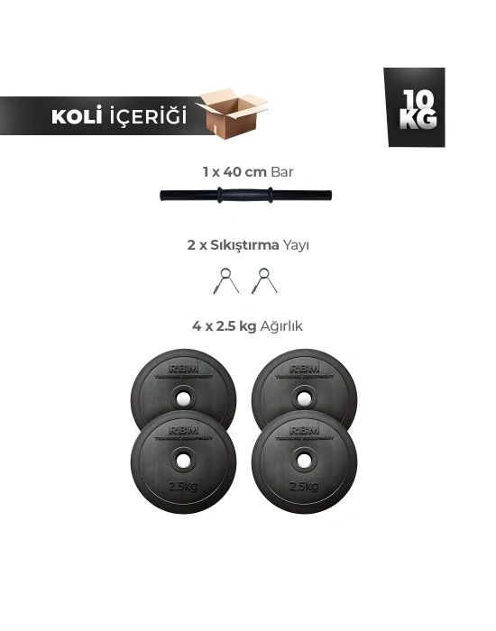 10 Kg Dambıl Seti