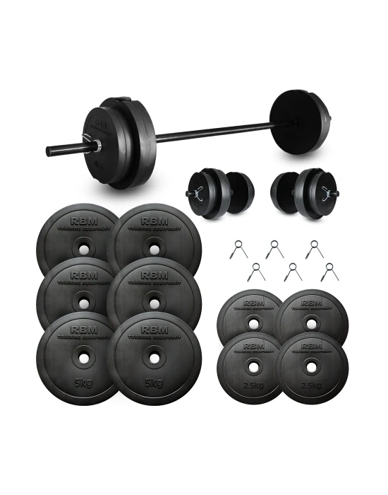45 Kg Halter Seti ve Dambıl Seti