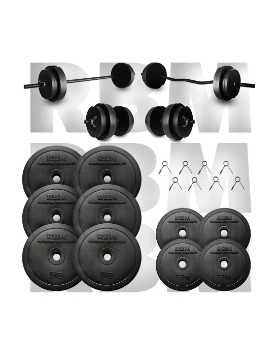 48 Kg Z-Bar Halter Seti ve Dambıl Seti