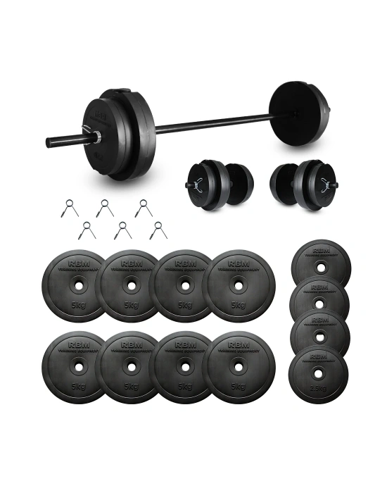 55 Kg Halter Seti ve Dambıl Seti