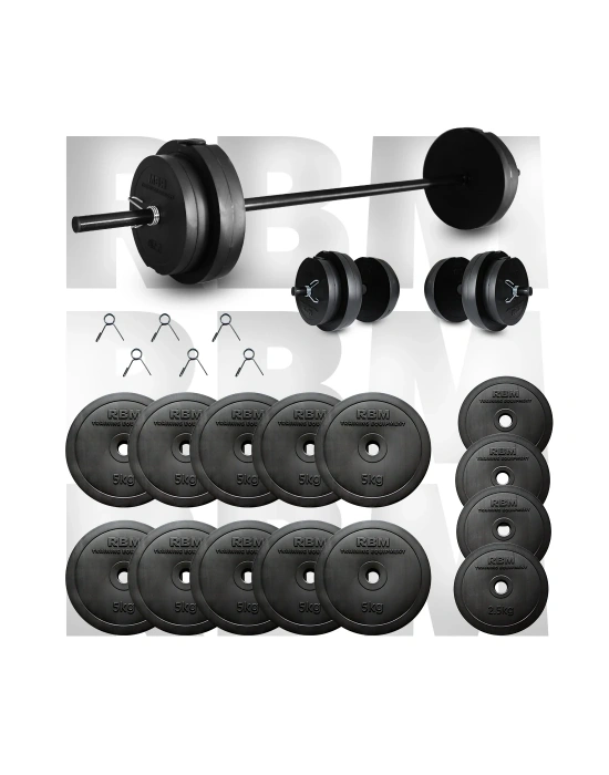 65 Kg Halter Seti ve Dambıl Seti