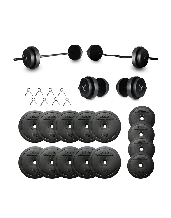 68 Kg Z-Bar Halter Seti ve Dambıl Seti