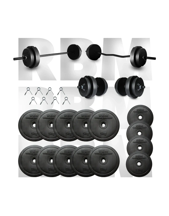 68 Kg Z-Bar Halter Seti ve Dambıl Seti