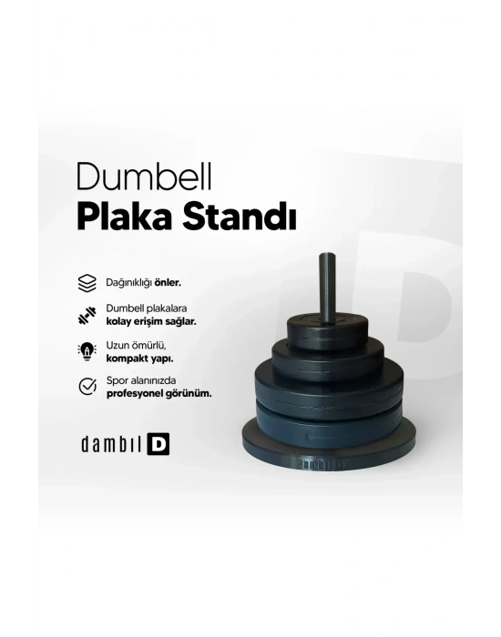 Dambıl Halter Plaka Standı