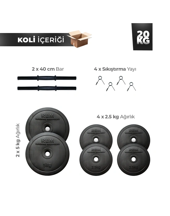 Outlet 22 Kg Dambıl Seti
