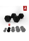 2 Kg Dambıl Seti (Demir Tozu) 2 Adet 2 Kg Dambıl