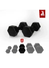 3 Kg Dambıl Seti (Demir Tozu) 2 Adet 3 Kg Dambıl