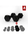 4 Kg Dambıl Seti (Demir Tozu) 2 Adet 4 Kg Dambıl