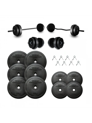 48 Kg Z-Bar Halter Seti ve Dambıl Seti