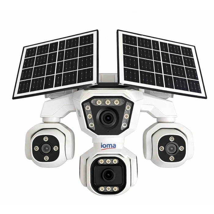4 Lens 3 Ptz 4g Solar Camera (Apache) IO-SG407