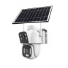 2mp*2 4mp 4g 12w Solar Kamera IO-779
