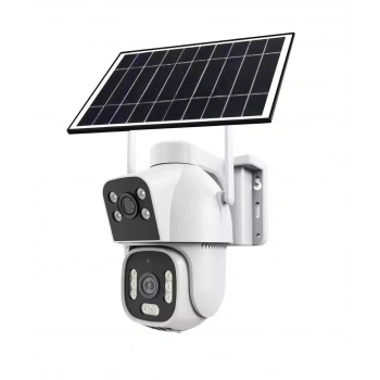2mp*2 4mp 4g 12w Solar Kamera IO-779