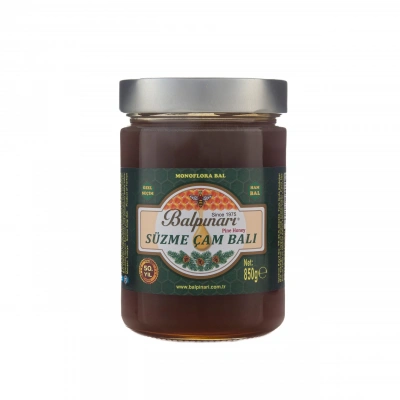 Özel Seçim Süzme Çam Salgı Ham Balı 850 g